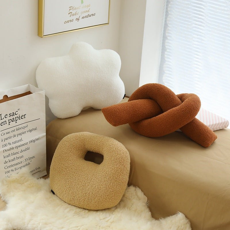 Coffee Time Cashew Boucle Cushion