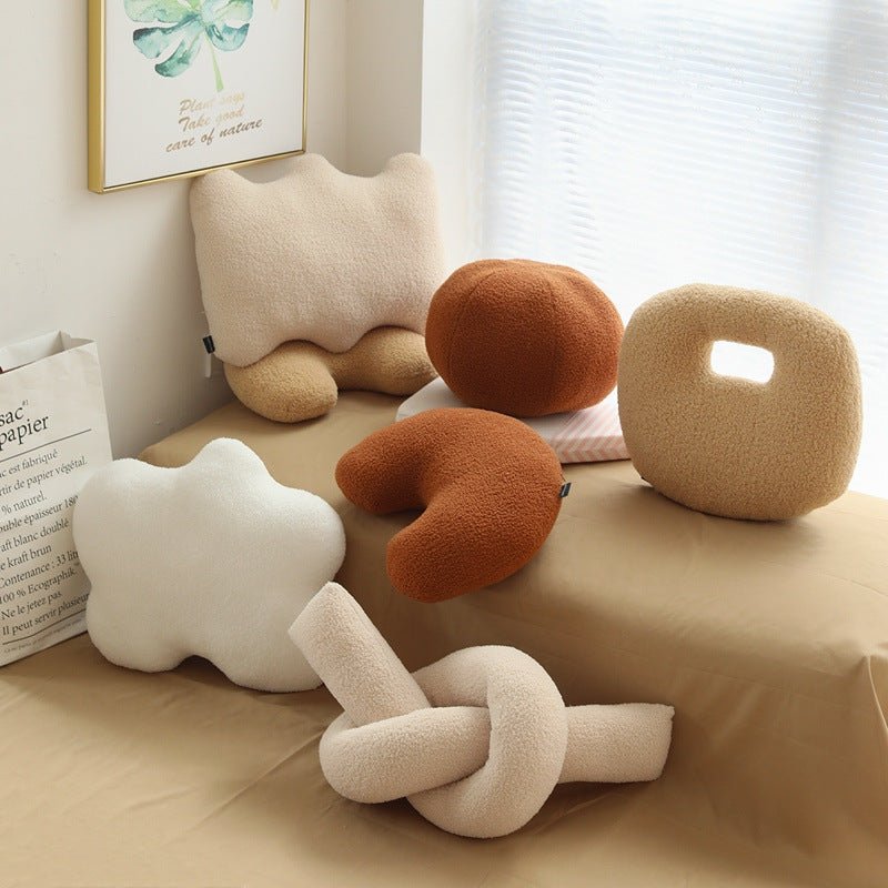 Coffee Time Cashew Boucle Cushion