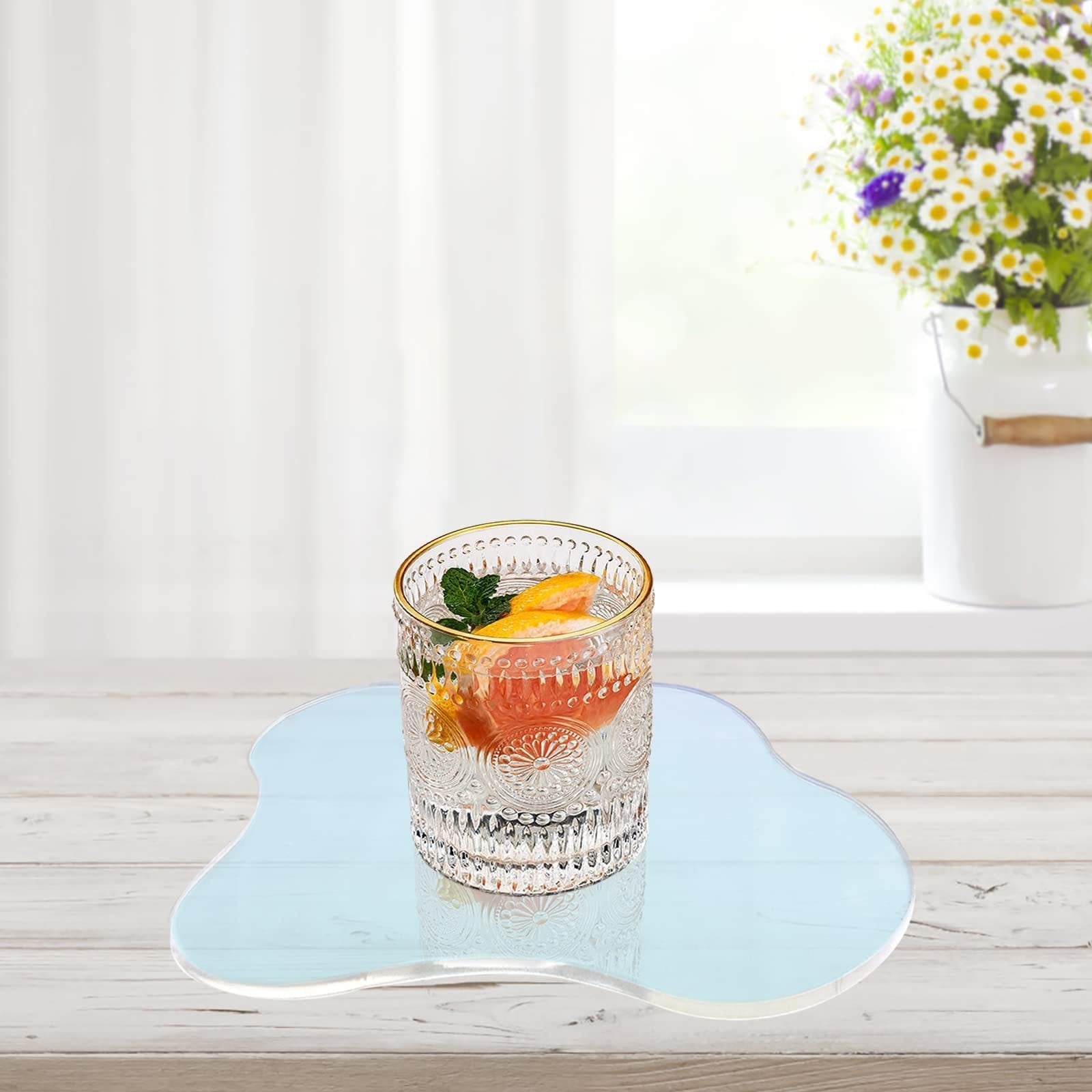 Colourful Prism Acrylic Coaster Set
