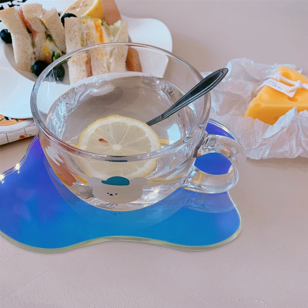 Colourful Prism Acrylic Coaster Set