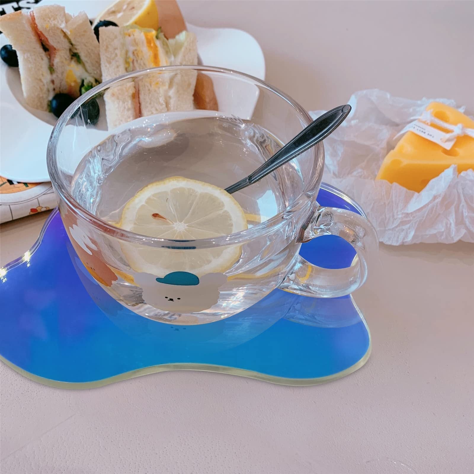 Colourful Prism Acrylic Coaster Set