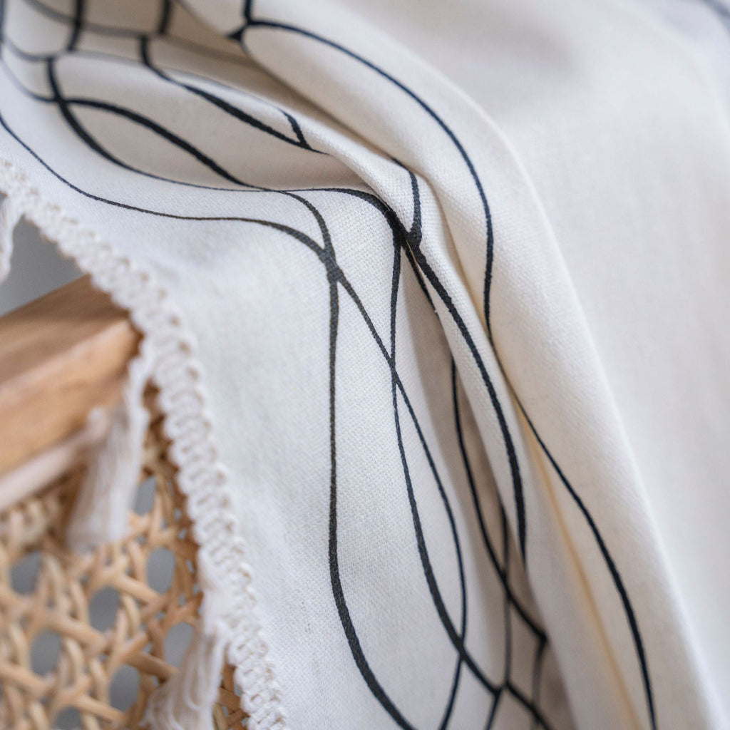 Contemporary Wave Curtain