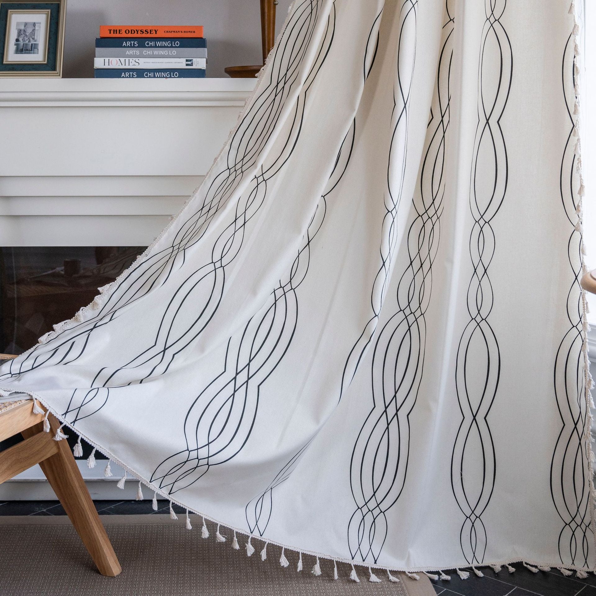 Contemporary Wave Curtain