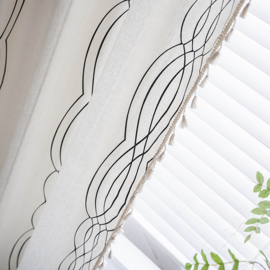 Contemporary Wave Curtain
