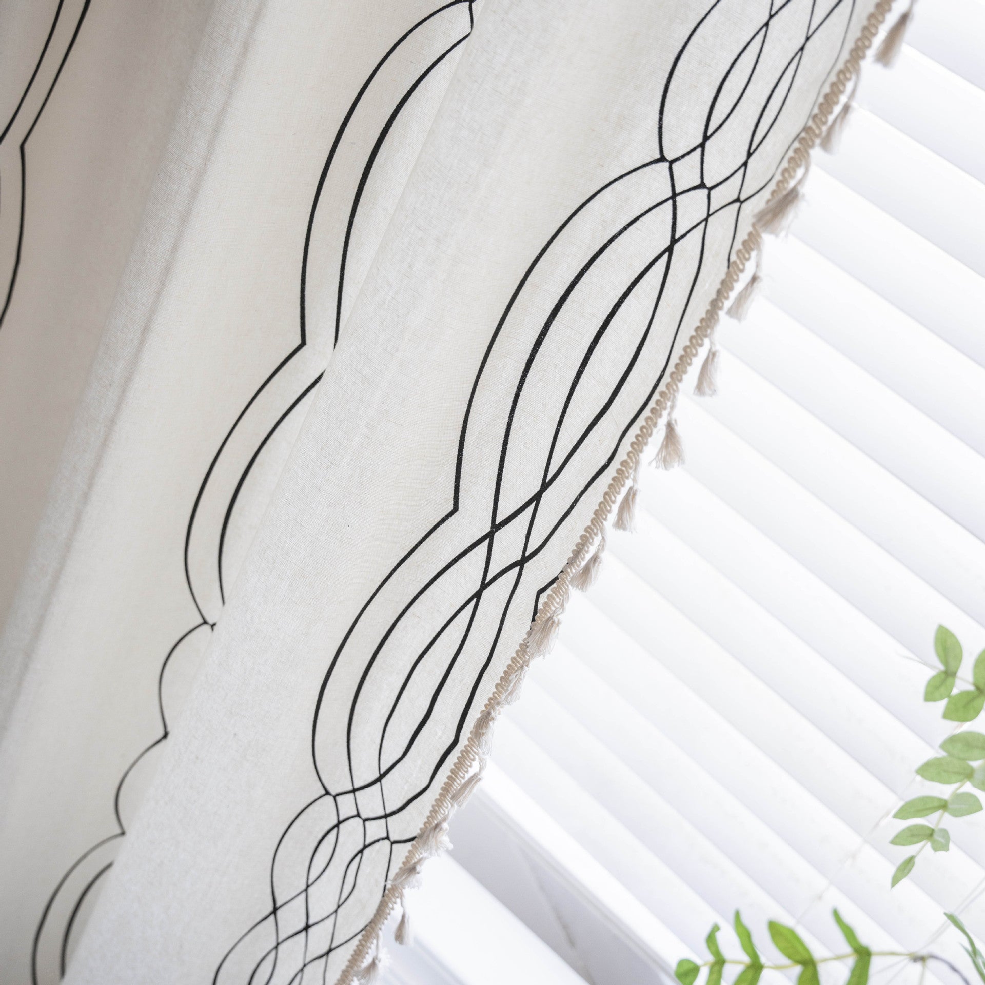 Contemporary Wave Curtain