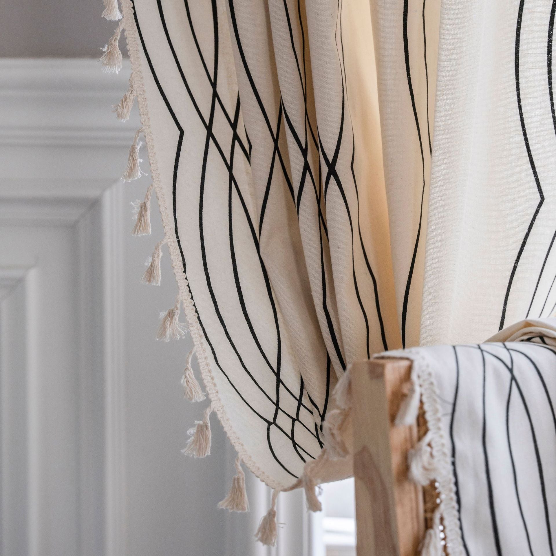 Contemporary Wave Curtain