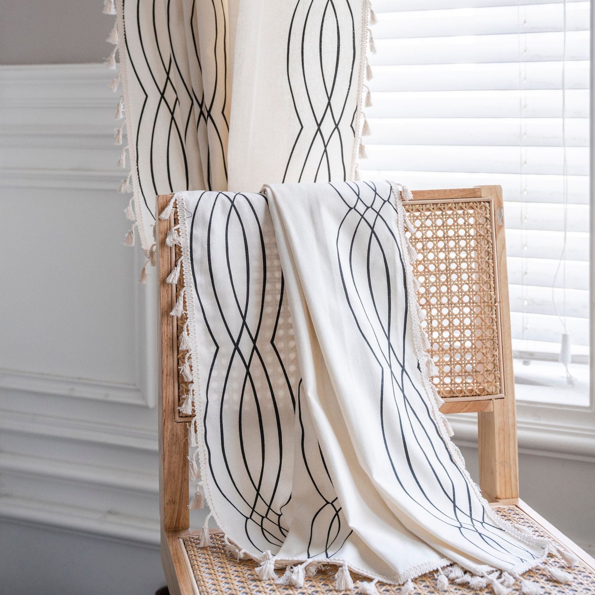 Contemporary Wave Curtain