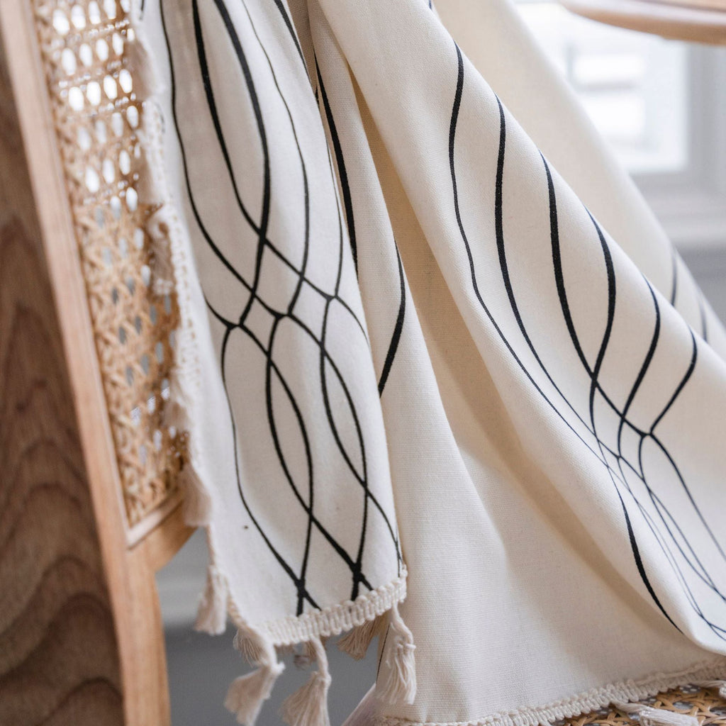 Contemporary Wave Curtain