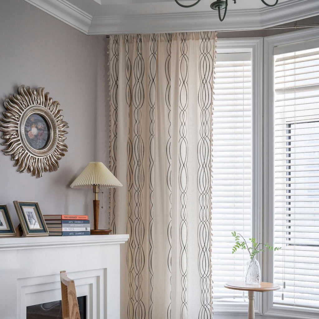 Contemporary Wave Curtain