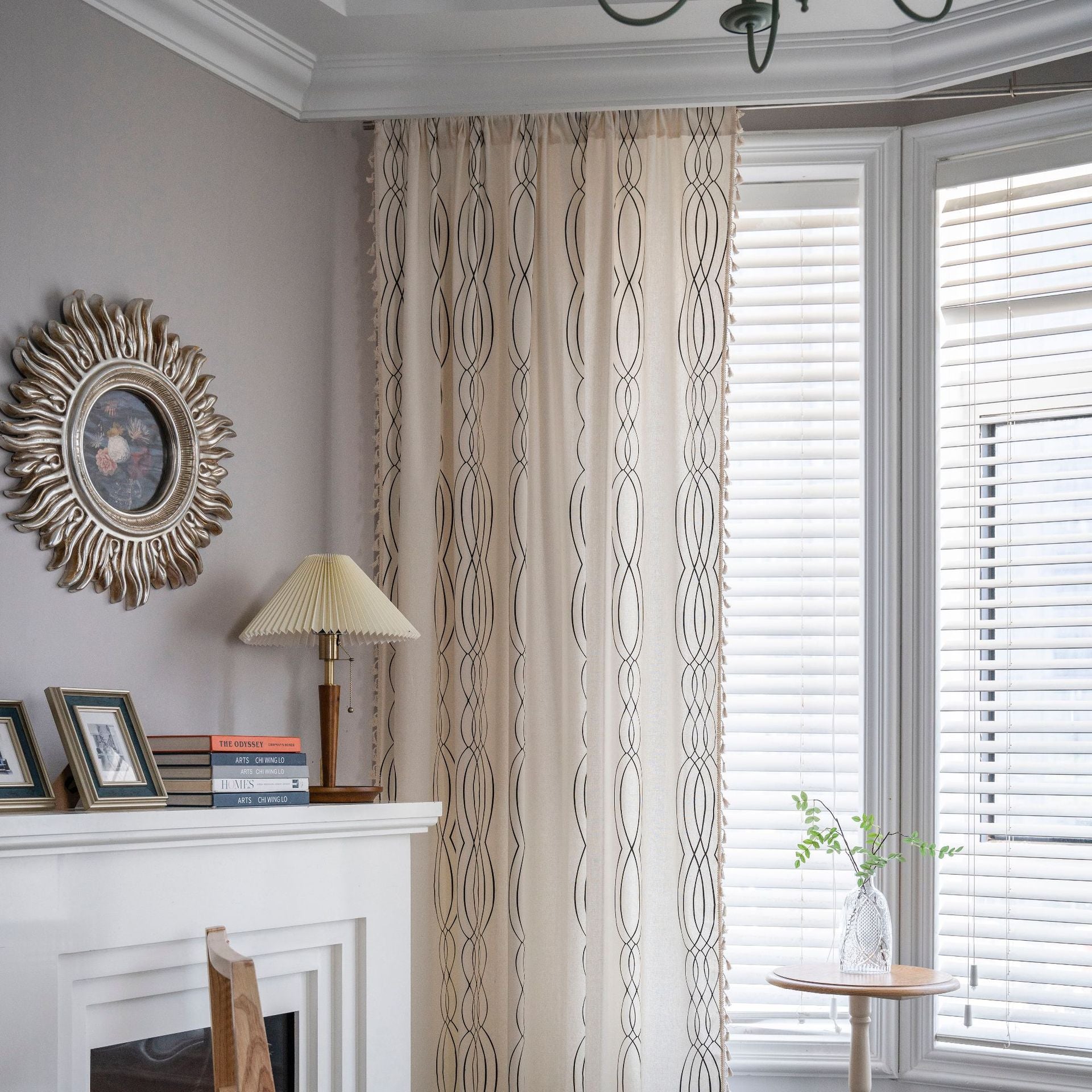 Contemporary Wave Curtain