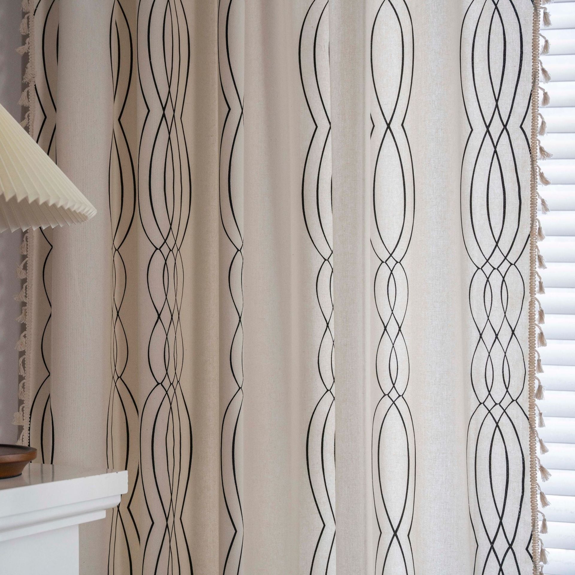 Contemporary Wave Curtain