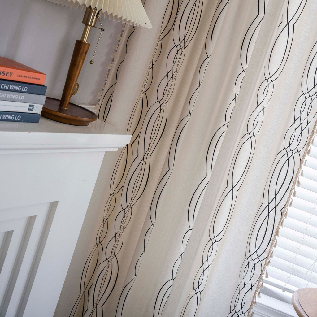 Contemporary Wave Curtain