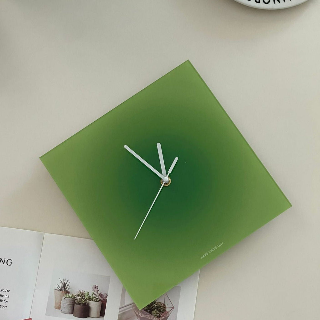 Cool Gradient Acrylic Clock