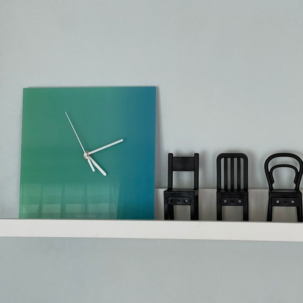 Cool Gradient Acrylic Clock