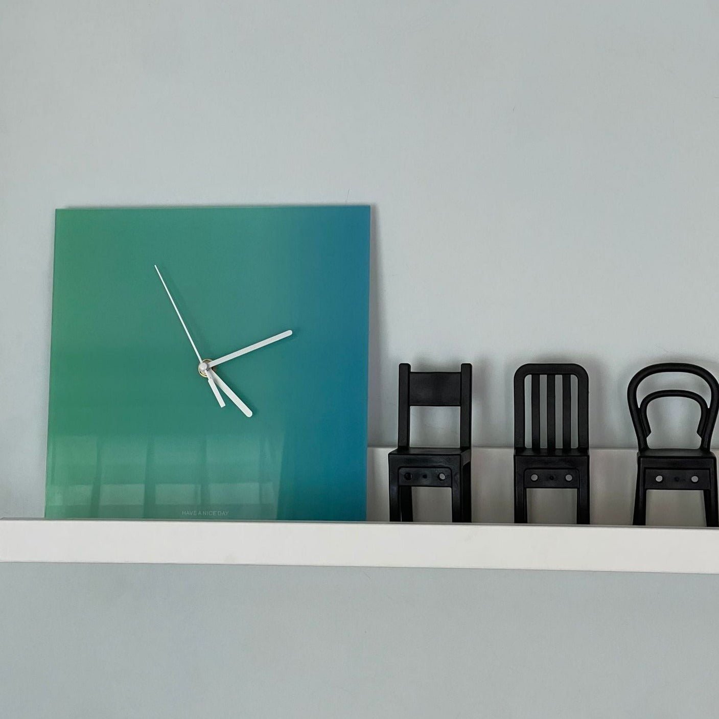 Cool Gradient Acrylic Clock