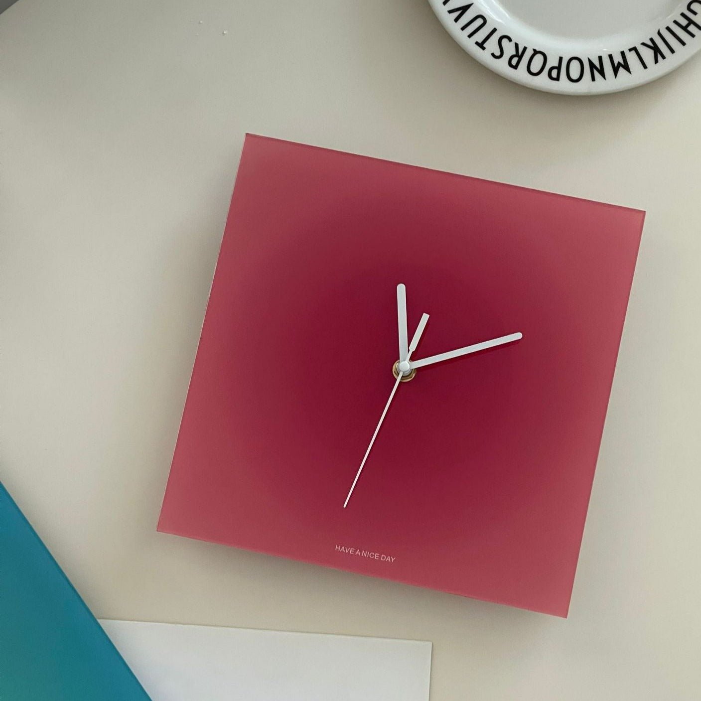 Cool Gradient Acrylic Clock