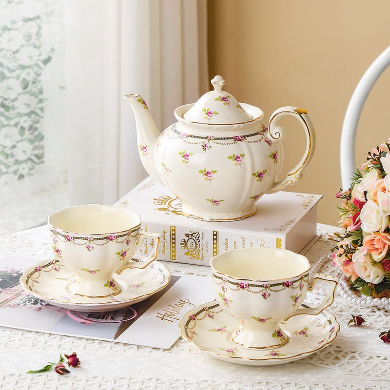 Countryside Flower Tea Cup & Pot