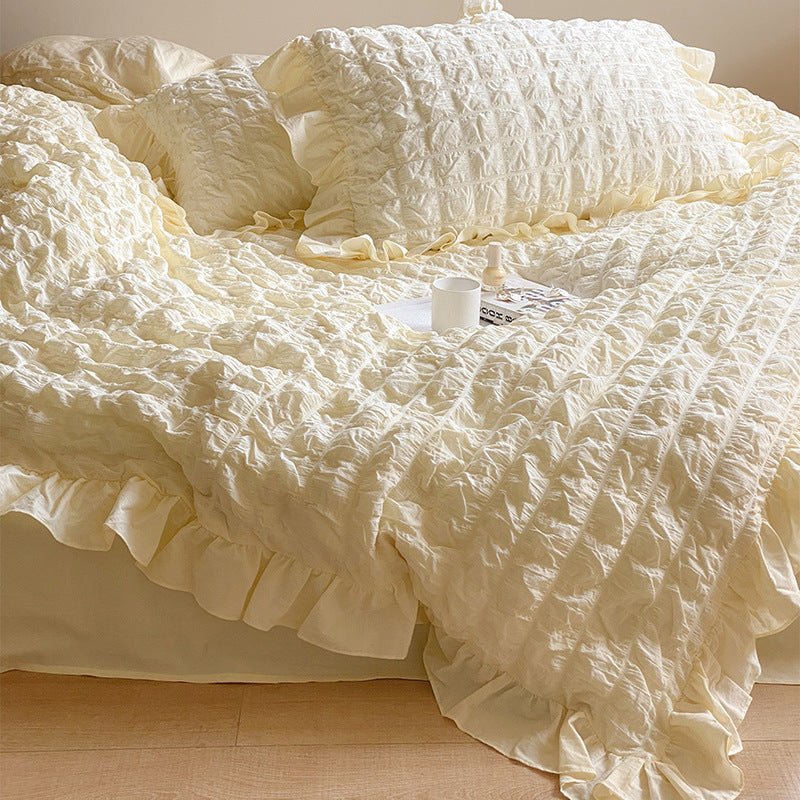 Cream Puff Quilt Cover Set