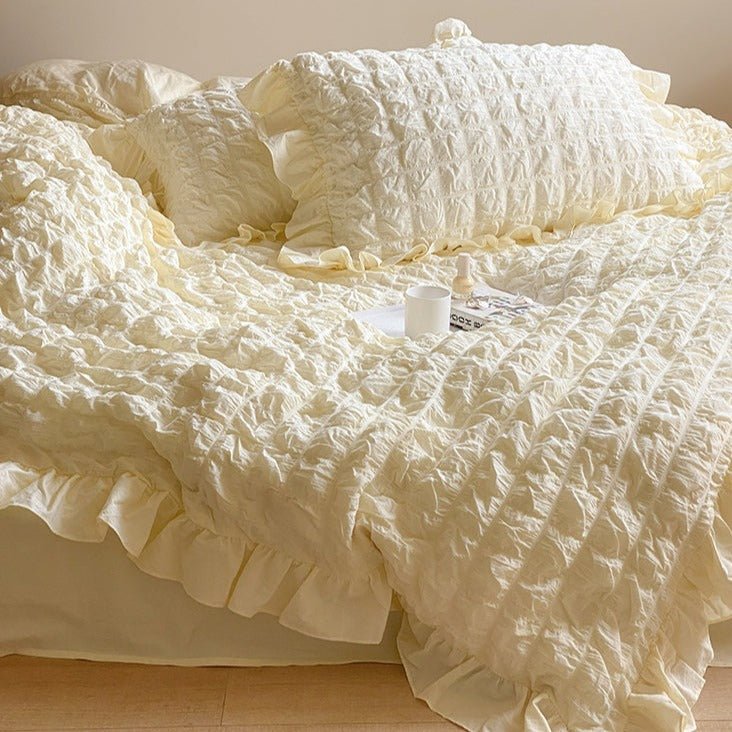 Cream Puff Quilt Cover Set
