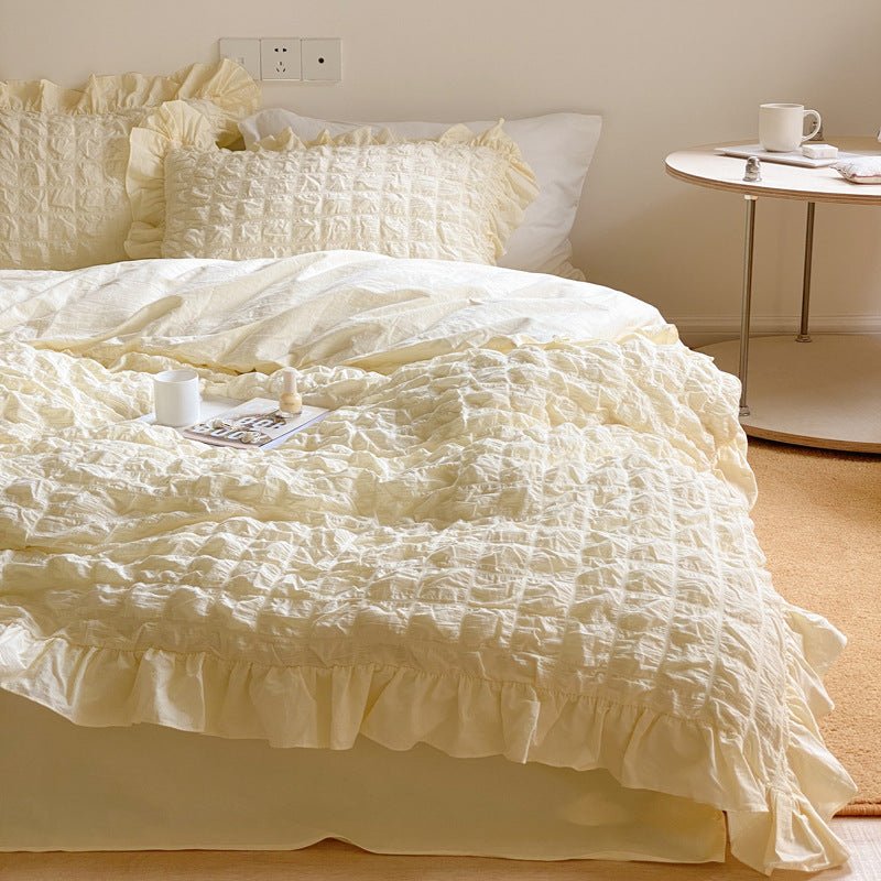 Cream Puff Quilt Cover Set