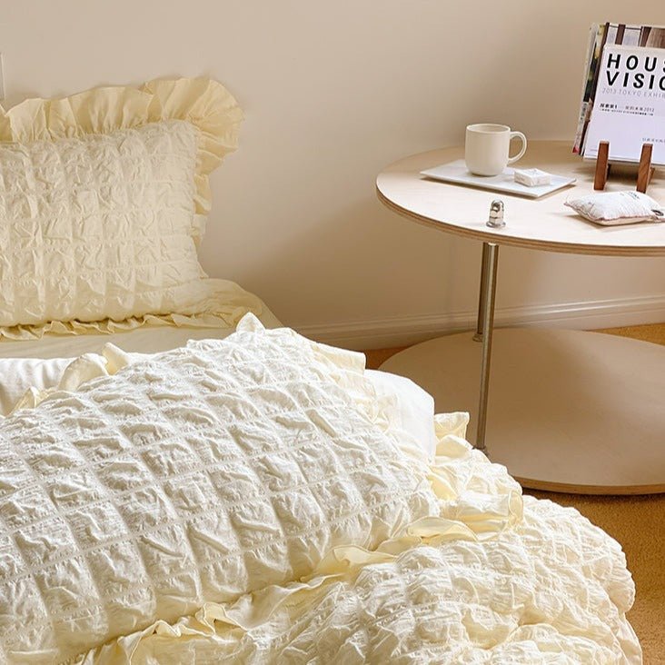 Cream Puff Quilt Cover Set