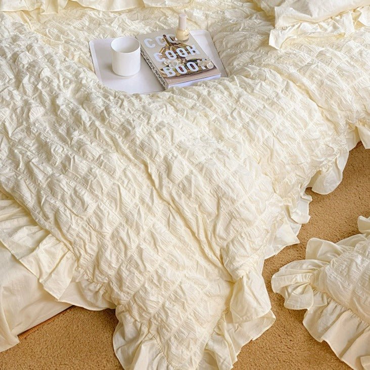 Cream Puff Quilt Cover Set