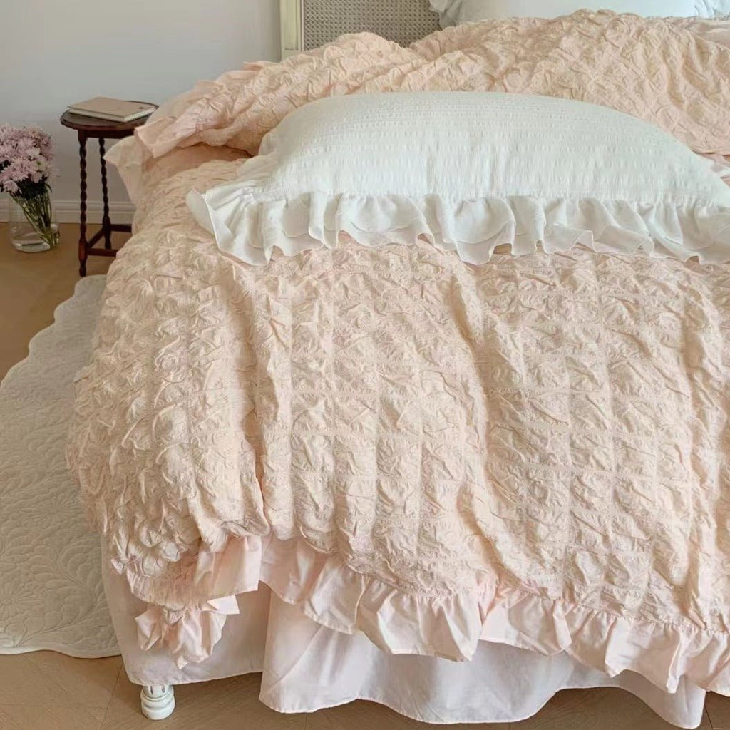 Cream Puff Quilt Cover Set
