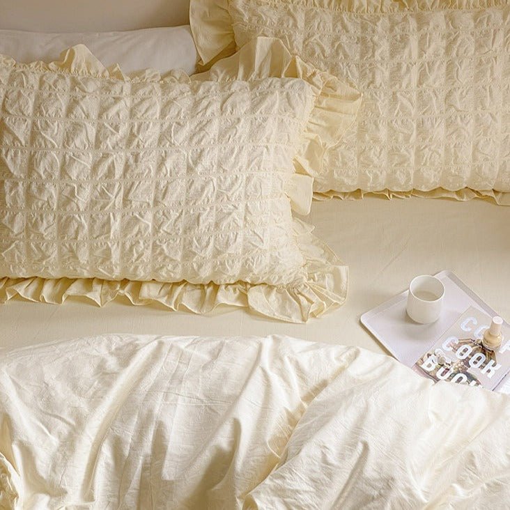 Cream Puff Quilt Cover Set