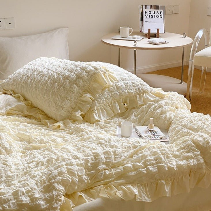 Cream Puff Quilt Cover Set