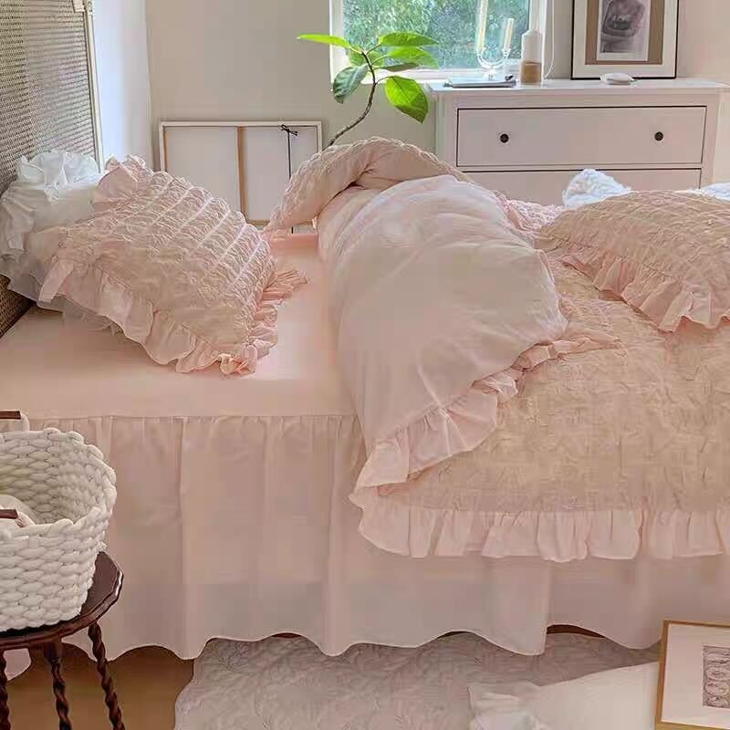 Cream Puff Quilt Cover Set