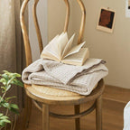 Cream Waffle Throw