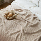Cream Waffle Throw