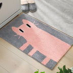 Curious Cat Bath Mat