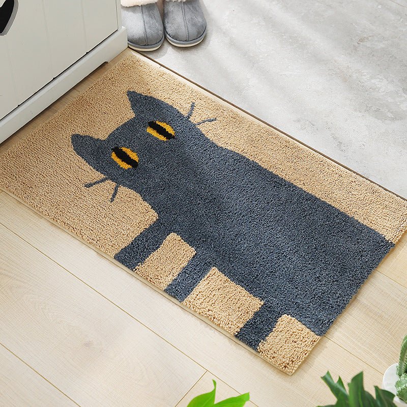 Curious Cat Bath Mat