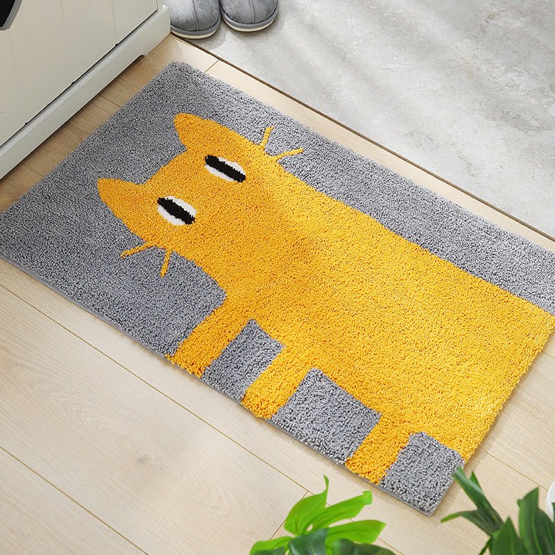 Curious Cat Bath Mat