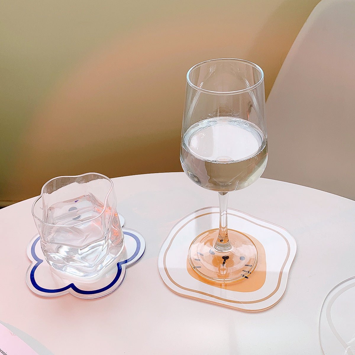 Cute Transparent Acrylic Coaster
