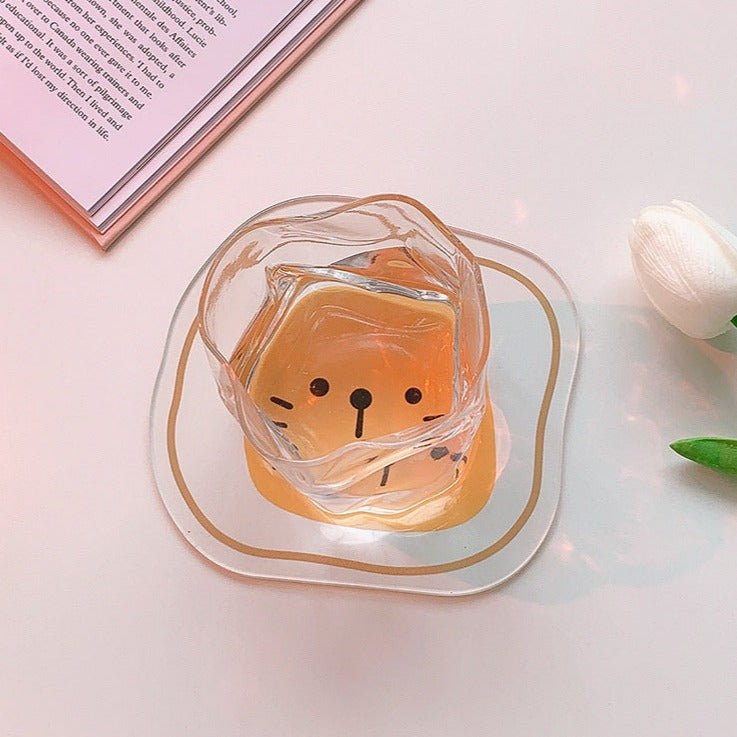 Cute Transparent Acrylic Coaster