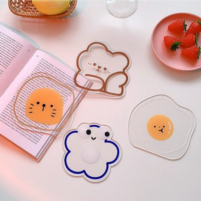 Cute Transparent Acrylic Coaster