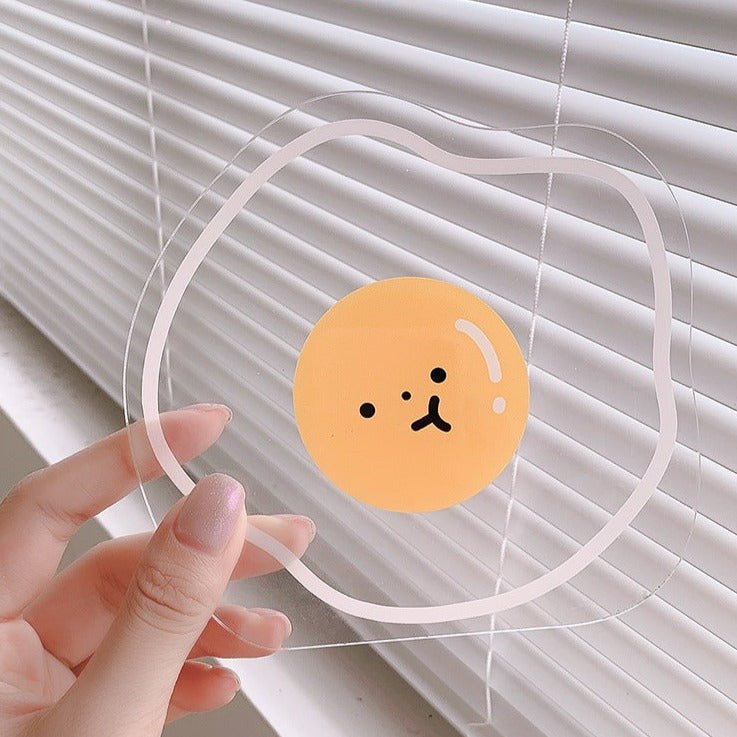 Cute Transparent Acrylic Coaster