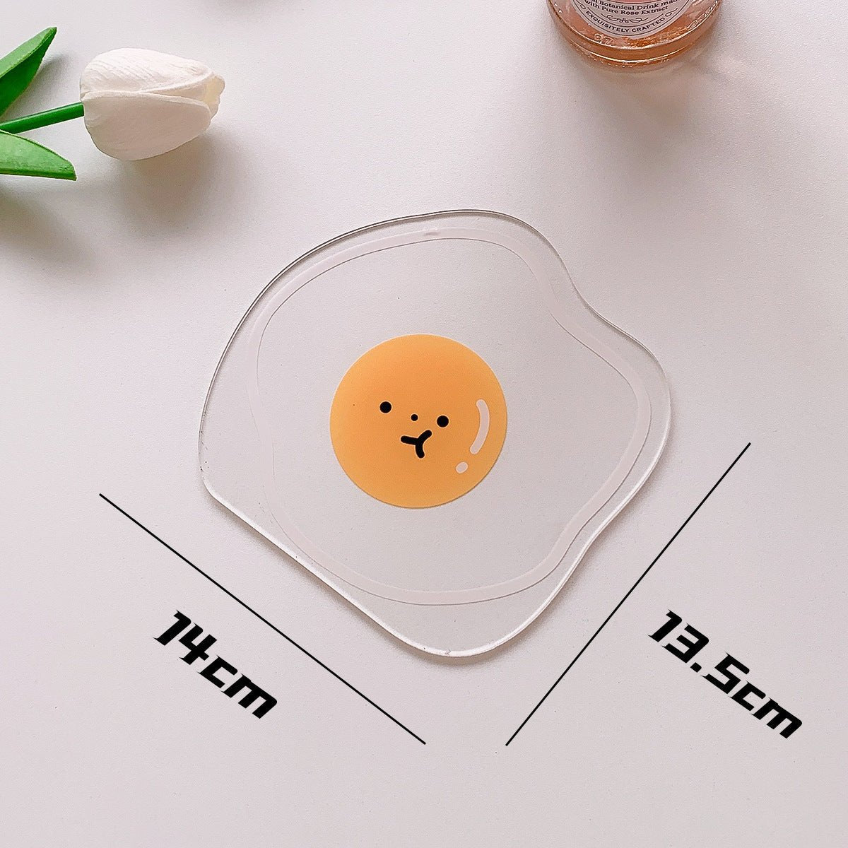 Cute Transparent Acrylic Coaster