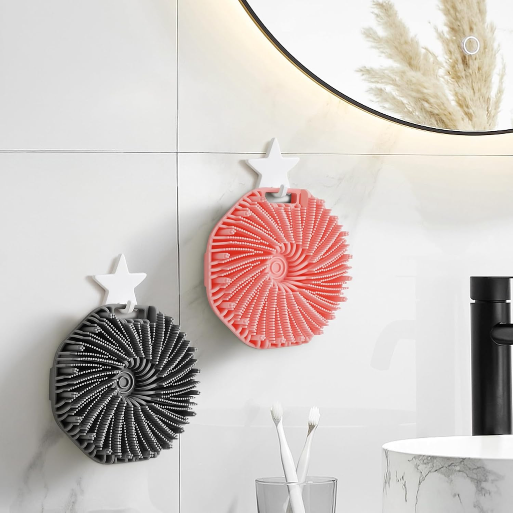 Silicone bath brush