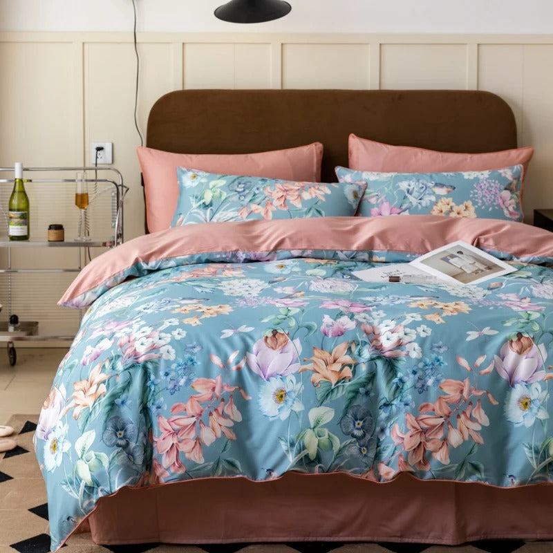 Regina Floral Ultra Soft Egyptian Cotton Bedding Set