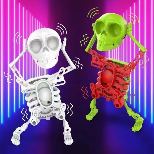 Dancing and Swinging 3D Skull Toy 🎉
