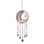 ❤️‍🔥Handmade Natural crystal gravel handmade tree of life pendant