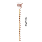 Electroculture Plant Stakes 8 Pack | Enhance Plant Growth with Natural Energy | Eco-Friendly, Copper Garden Stakes for Vibrant, Healthy Plants