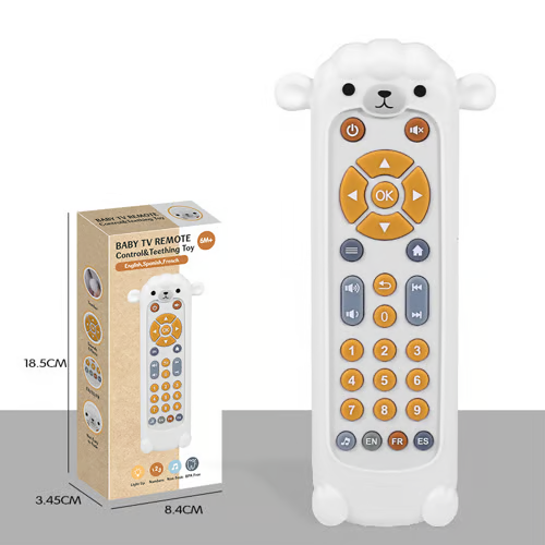 Baby Remote Control Toy - Interactive Educational Musical Toy for Toddlers