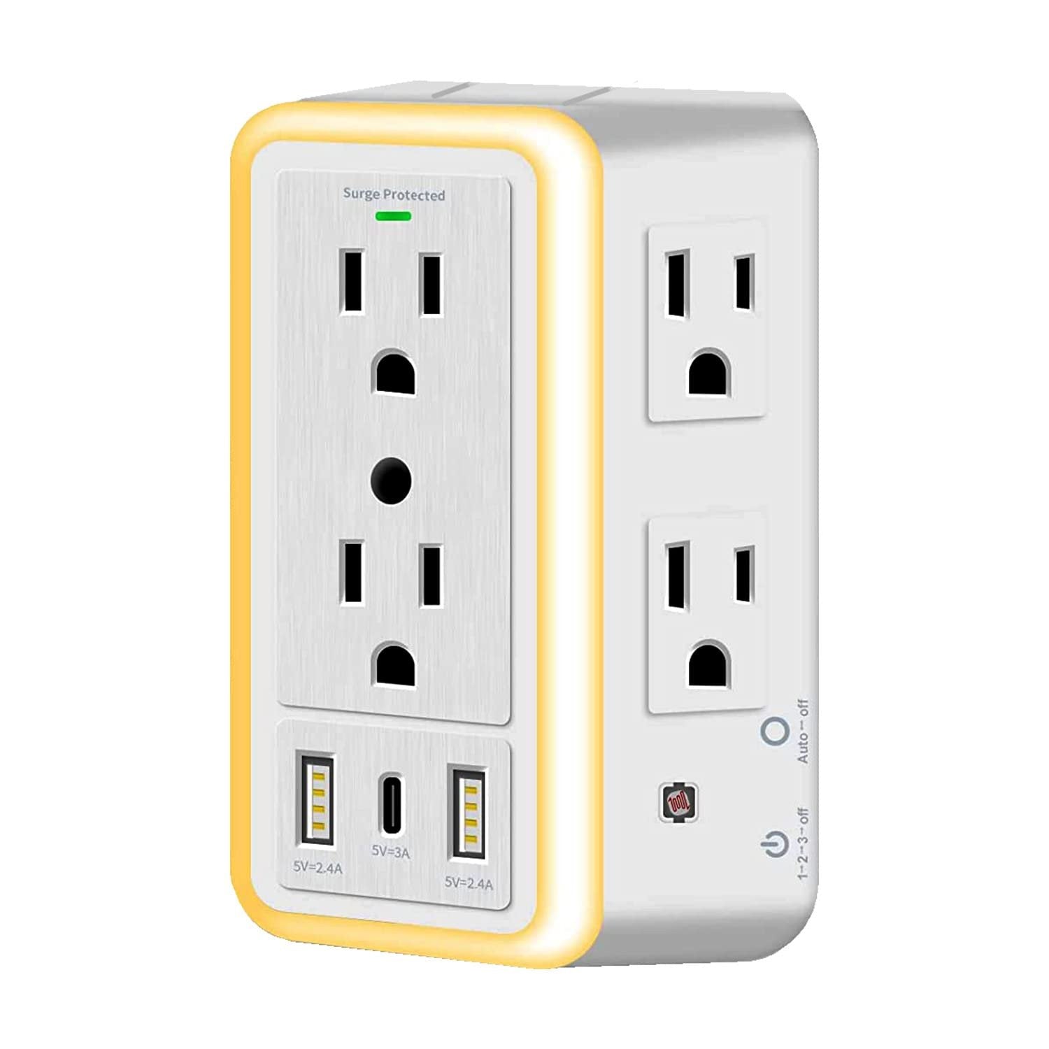 🔥 Multi Plug Outlet Surge Protector