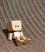 😆Shaking Feet Wooden Doll-Replaceable facial expressions