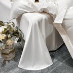 Neo White Silky Egyptian Cotton Bedding Set