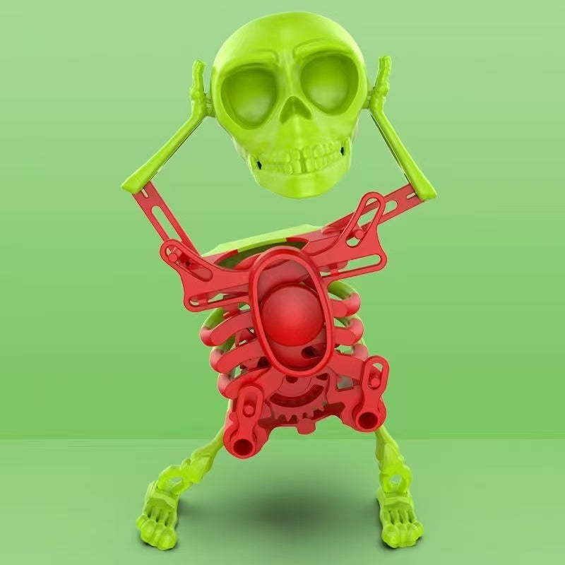 Dancing and Swinging 3D Skull Toy 🎉